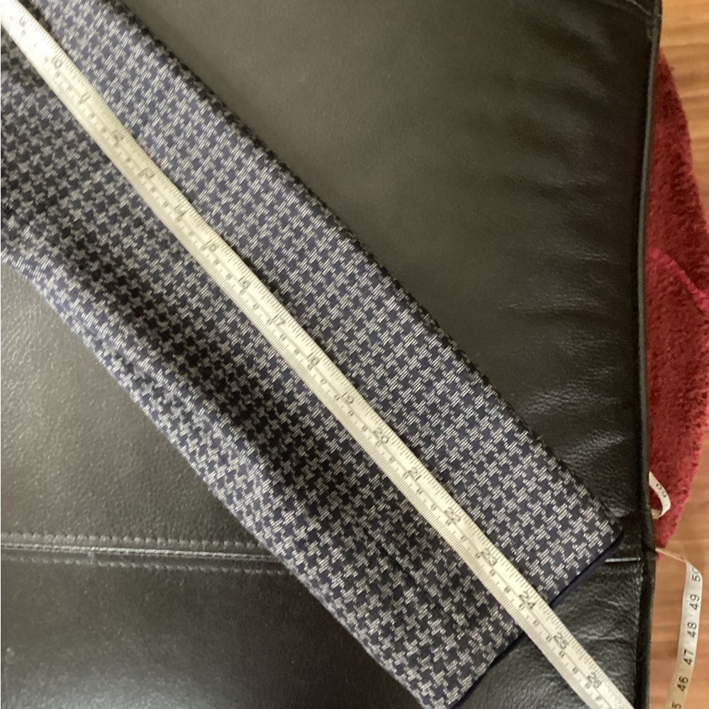 Talbots Houndstooth Pantsuit - Blue and Gray - Picture 14 of 16